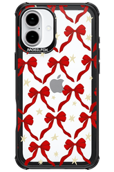 Bow & Stars (Transparent) - Apple iPhone 16 Plus