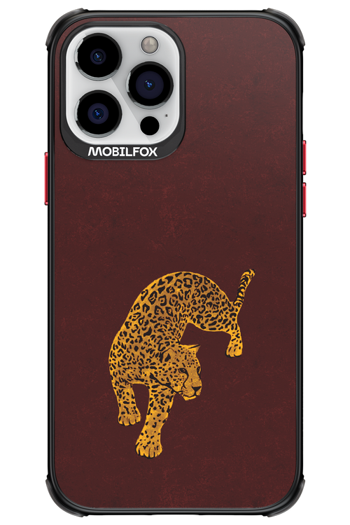 Burgundy Leopard - Apple iPhone 13 Pro Max
