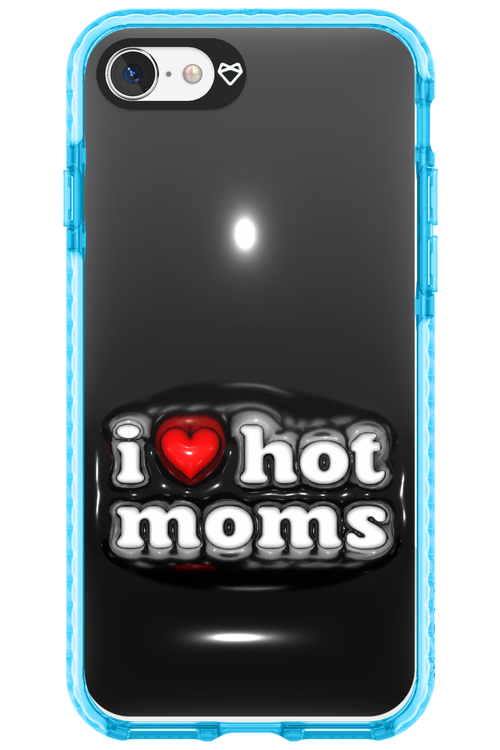 I love hot moms puffer - Apple iPhone 8