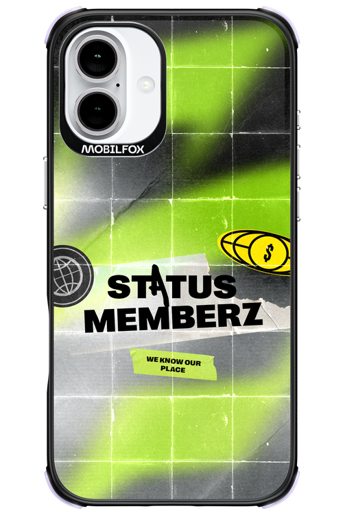 Status Memberz - Apple iPhone 16 Plus