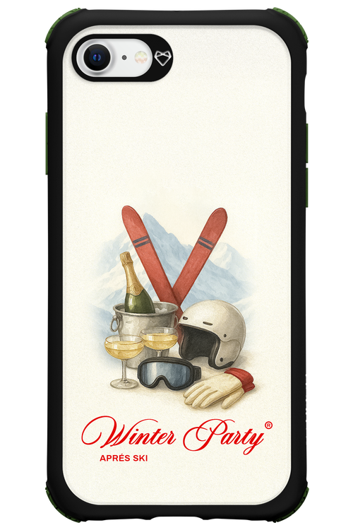 Winter Ski Party - Apple iPhone 8