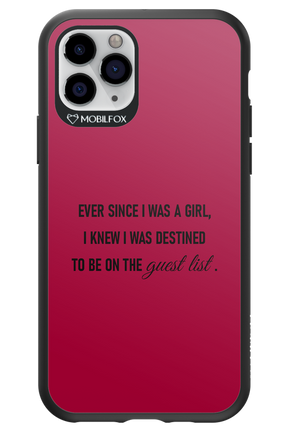 Guest List - Apple iPhone 11 Pro