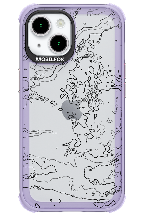 Contour Map - Apple iPhone 15